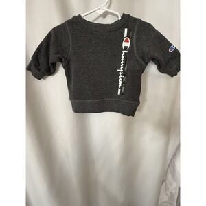 Champion Crewneck‎ Pullover 12 months Grey  D36